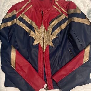 Captain Marvel Leather Jacket